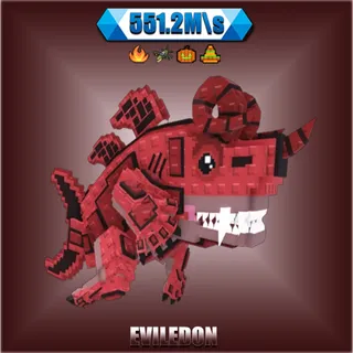 Eviledon 551.2M/s (Fire-Explosive-Jack O'Lantern-Sombrero) Traits