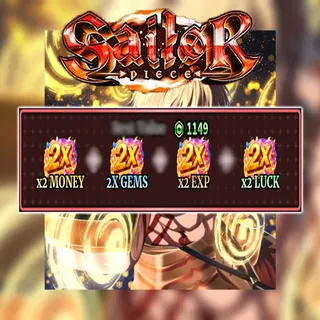 x2 Money + 2x Gems + x2 EXP + x2 Luck