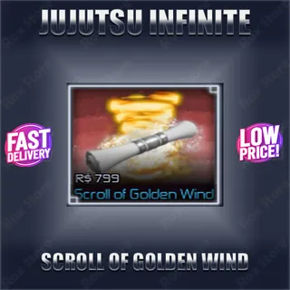 Jujutsu Infinite Scroll Of Golden Wind