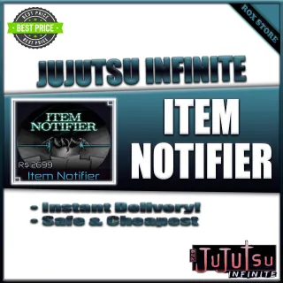 JUJUTSU INFINITE ITEM NOTIFIER