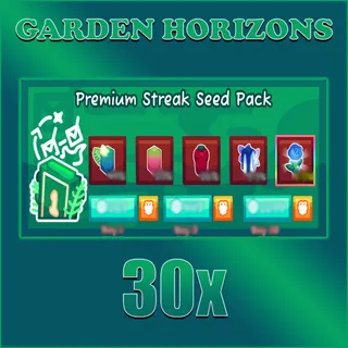 30x Premium Streak Seed Pack