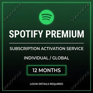 Spotify Premium 12 Months Individual Global