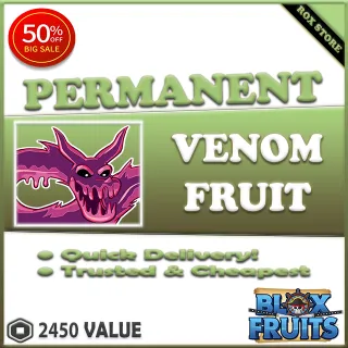 BLOX FRUITS PERMANENT VENOM FRUIT