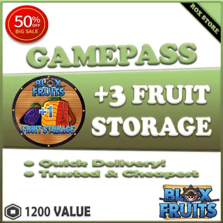 BLOX FRUITS +3 FRUIT STORAGE