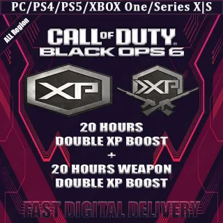 CALL OF DUTY BLACK OPS 6 WEAPON XP BOOST 20 HOURS