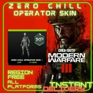 CALL OF DUTY MODERN WARFARE 3 ZERO CHILL OPERATOR