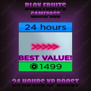 Blox Fruits 24 Hours XP Boost