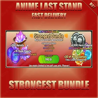 Anime Last Stand Strongest Bundle