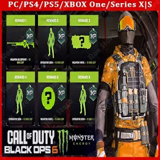 CALL OF DUTY BLACK OPS 6 MONSTER ENERGY FULL SET