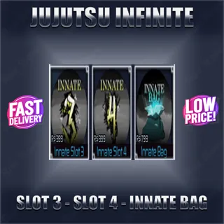 Jujutsu Infinite Slot 3 - Slot 4 - Innate Bag