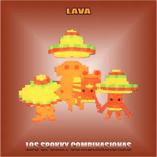 Los Spooky Combinasionas Lava