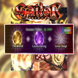 Sailor Piece The World + Cosmic Being + Great Mage