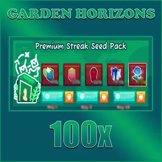 100x Premium Streak Seed Pack