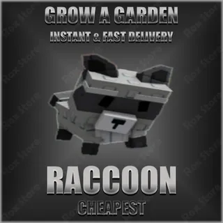 Grow a Garden Raccoon