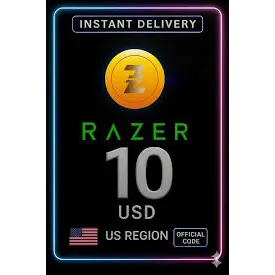 INSTANT 🌟 RAZER GOLD GIFT CARD 10 USD 🌟 US ACCOUNT ONLY