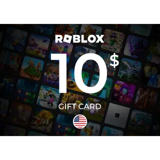 INSTANT 🌟 $10.00 USD ROBLOX GIFT CARD 🌟 ALL PLATFORM 🌟 GLOBAL
