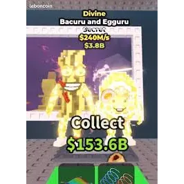 INSTANT 🌟 BACURU AND EGGURU DIVINE 🌟 240M/S 🌟 STEAL A BRAINROT