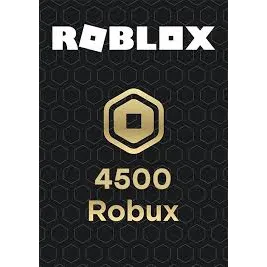 INSTANT 🌟 4500 ROBUX 🌟 ROBLOX GIFT CARD GLOBAL 🌟