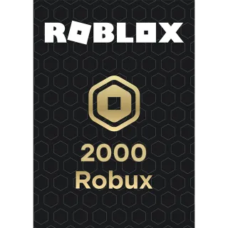 INSTANT 🌟 2000 ROBUX 🌟 ROBLOX GIFT CARD GLOBAL 🌟
