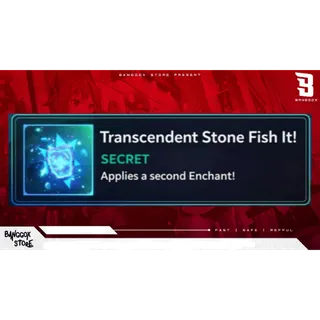 INSTANT 🌟60X TRANSCENDED STONE VIA SECRET 🌟FISH IT