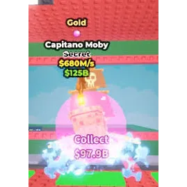OtherINSTANT🌟CAPITANO MOBY GOLD🌟680M/S🌟STEAL A BRAINROT
