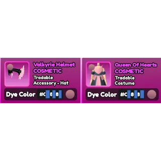 C.8.8 Valkyrie Helmet + Queen of Hearts