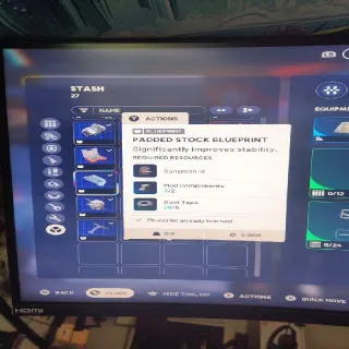 Padded Stock Blueprint