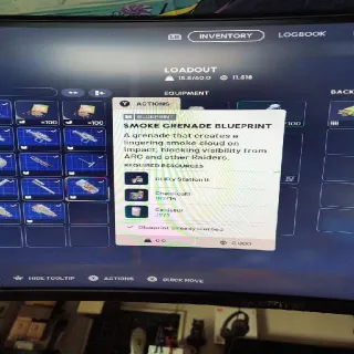 Smoke Grenade Blueprint