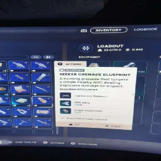 Secret Grenade Blueprint