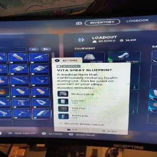 Vita Spray Blueprint