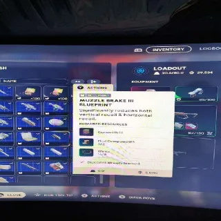 Muzzle Brake 3 Blueprint