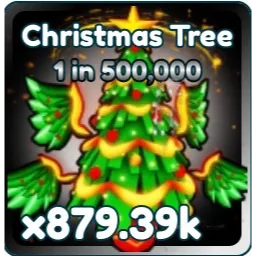Tap Simulator | Christmas Tree x879397 [New SECRET Pet - 1 in 500,000]