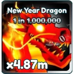 Tap Simulator | New Year Dragon x4.87m [New SECRET Pet - 1 in 1,000,000]