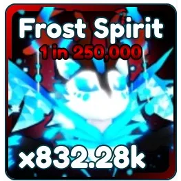 Tap Simulator | Frost Spirit x832.28k [SECRET Pet - 1 in 250,000]
