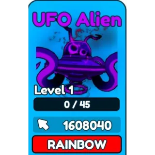 Tap Simulator | RB UFO Alien x1608040 Clicks