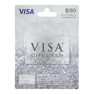 $50.00 USD Prepaid Giftcard