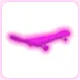 Neon Pink Skateboard