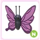 N Purple Butterfly