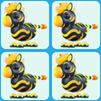 x4 Flaming Zebra