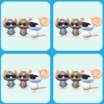 x4 Three Blind Mice