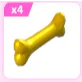 x4 Golden Bone
