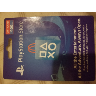 psn $100 gift card