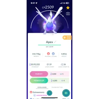 Apex lugia | Android & Ios (20k/1M) Trade Available | 20min-5hr Delivery