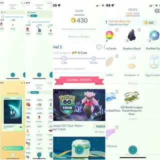 LEVEL 54 ACCOUNT (  CREATION YEAR 2021)  3SHINY LEGENDARYI 8 SHINY I 30 LEGENDARY I  9 MYTHICAL I 9 EVENT |