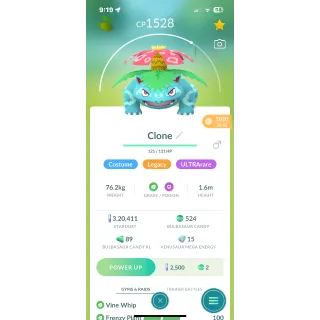 CLONE VENASAUR AVAILABLE VIA TRADE 