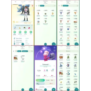 LEVEL 41 ( 2025 ) ACCOUNT I 2 SHINY LEGENDARY  I 15 SHINY I MARSHADOW I 19 LEGENDARY I 6 MYTHICAL |