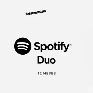 12 Month - Spotify Premium DUO plan