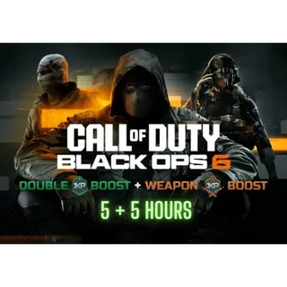 CALL OF DUTY BLACK OPS 6 2XP WEAPON BOOST 5 HOURS