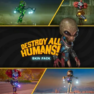 Destroy All Humans! Skin Pack [𝐈𝐍𝐒𝐓𝐀𝐍𝐓 𝐃𝐄𝐋𝐈𝐕𝐄𝐑𝐘]