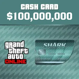 WHALE SHARK CASH CARD 100.000.000$